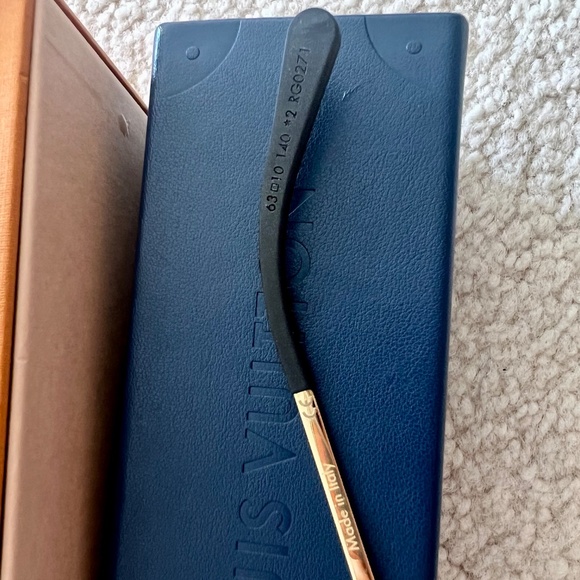 LOUIS VUITTON  Grease Mask Sunglasses Z1045W Gold - Picture 3 of 7